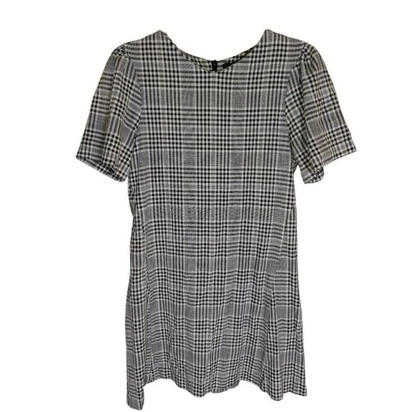 Zara Dresses & Skirts - Zara Black & White Plaid Dress Women's Small